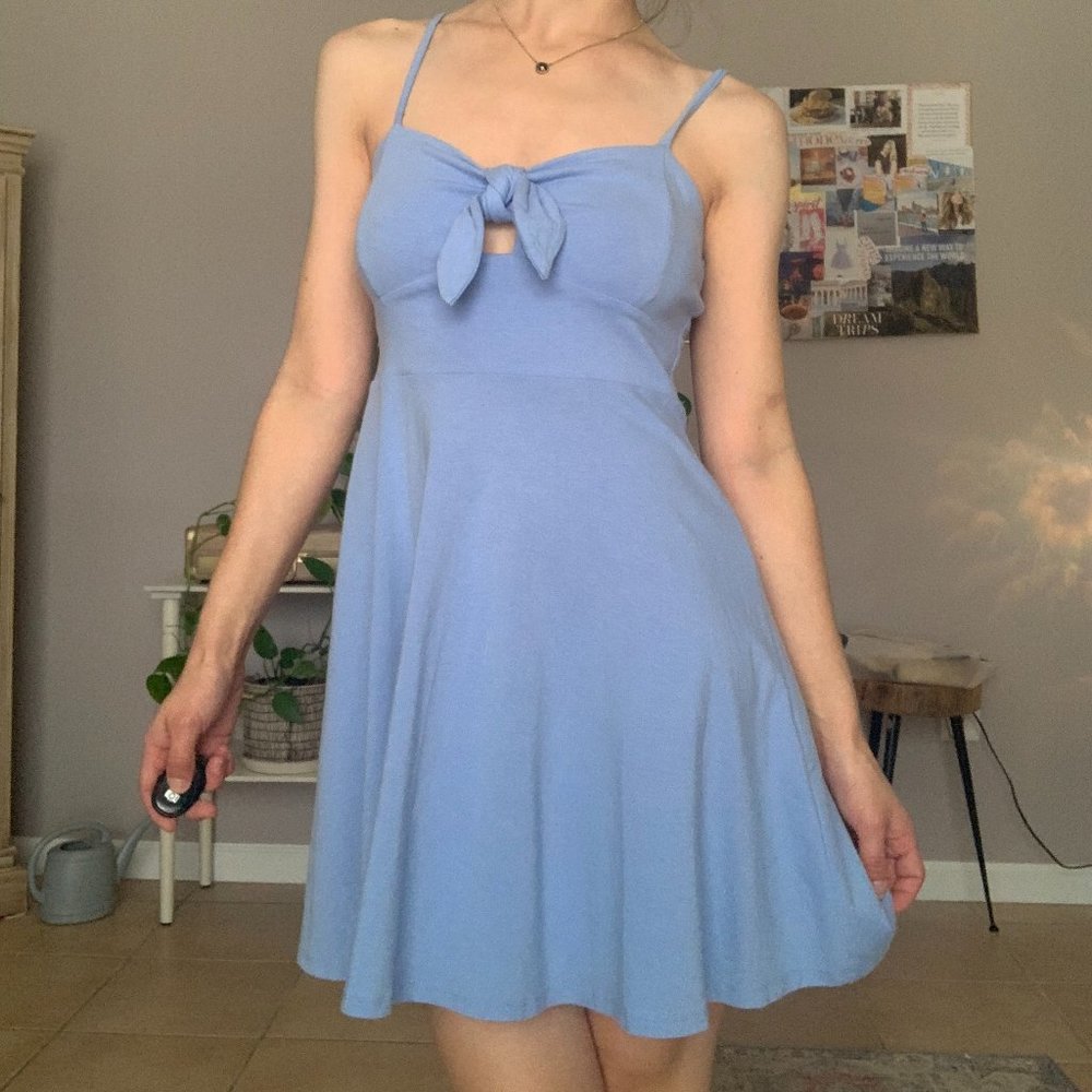 Baby Blue Baby Doll Dress